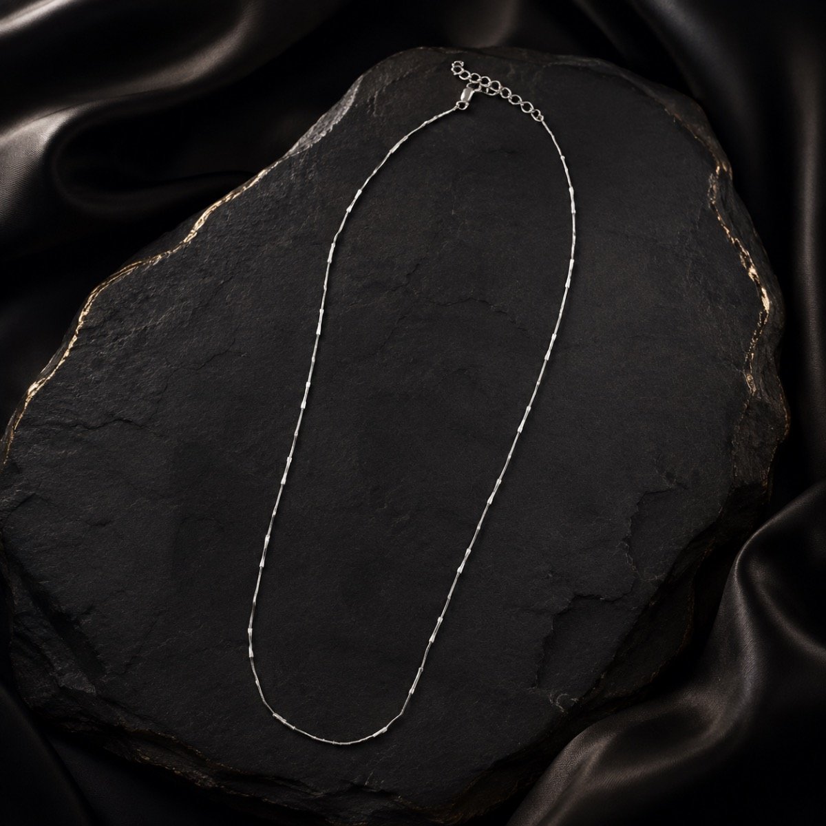 Shimmer Cut Silver Chain — 925 sterling silver chains