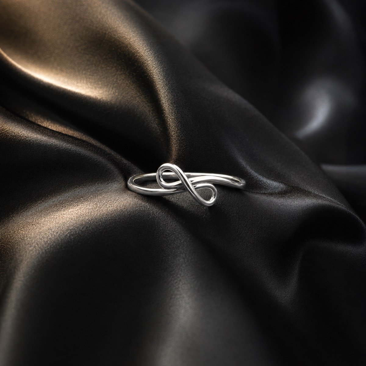 Eternal Love Knot Silver Ring — 925 sterling silver rings